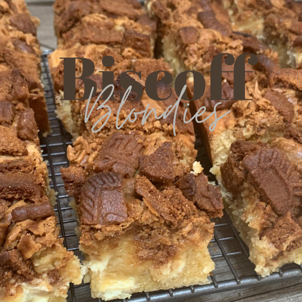 Biscoff Blondies