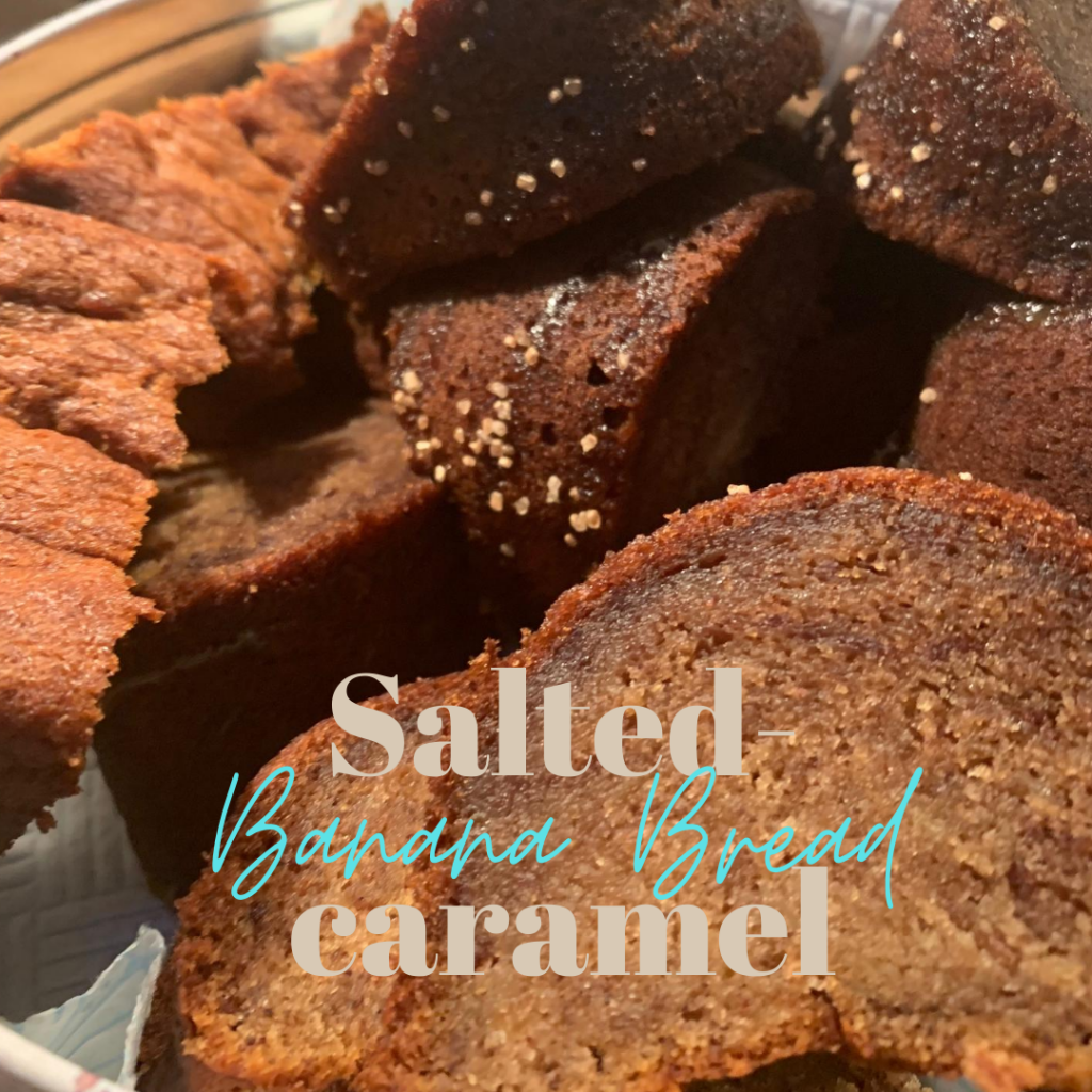 Salted Caramel Banana Bread