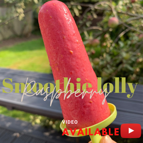 Raspberry Smoothie Lollies